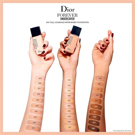 dior face and body foundation canada|Dior forever foundation color chart.